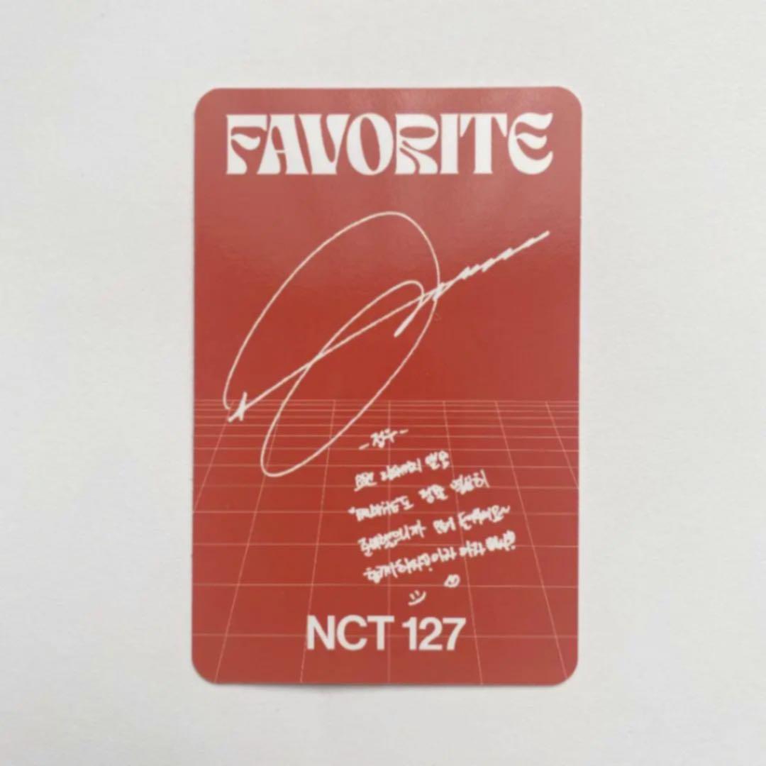 nct127 favorite ジョンウ キノ トレカ
