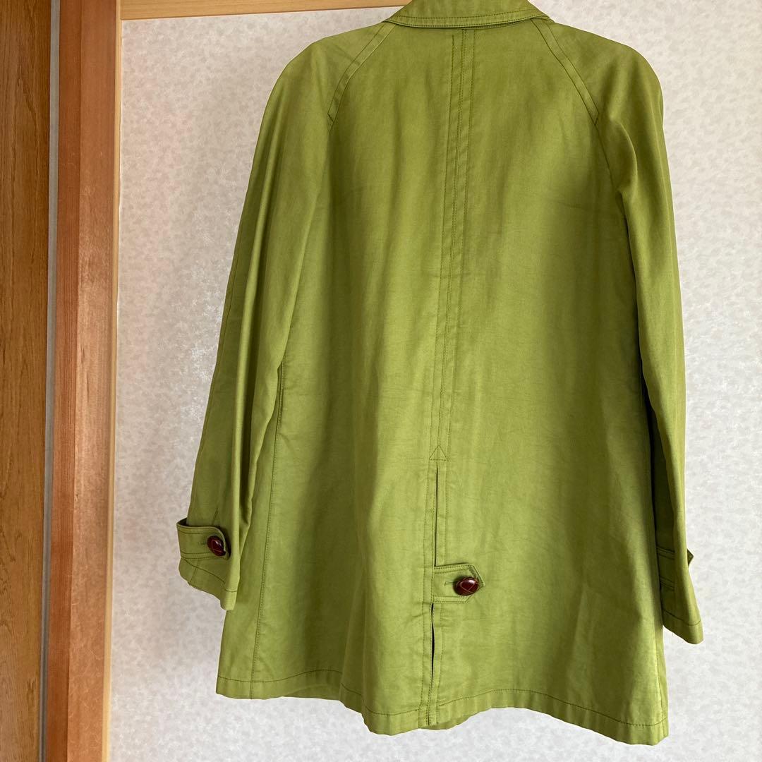 BURBERRY グリーン スプリングトレンチコート