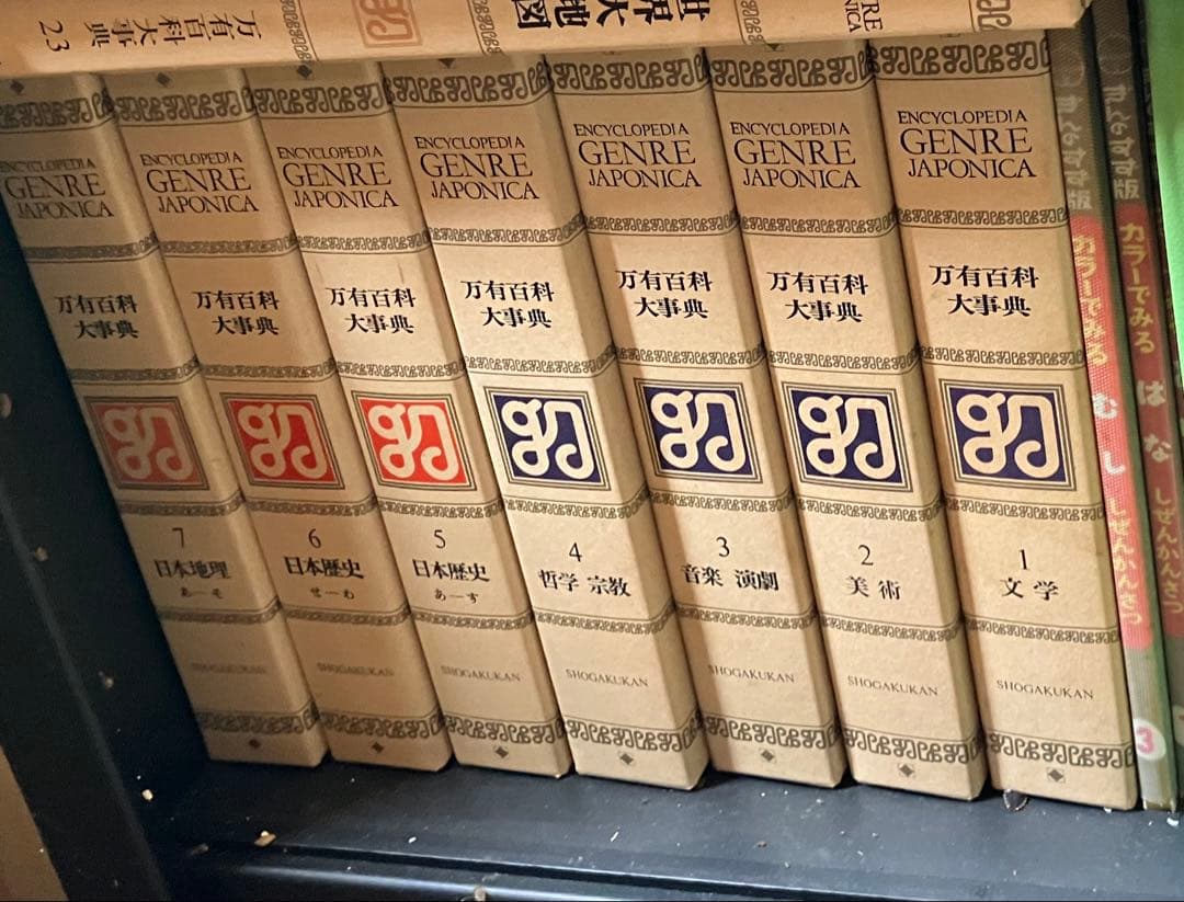 万有百科大事典 GENRE JAPONICA 小学館 全21巻セット