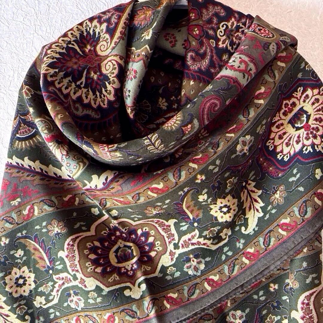 ETRO ペイズリー柄 大判ストール/ショール　美品　イタリア製
