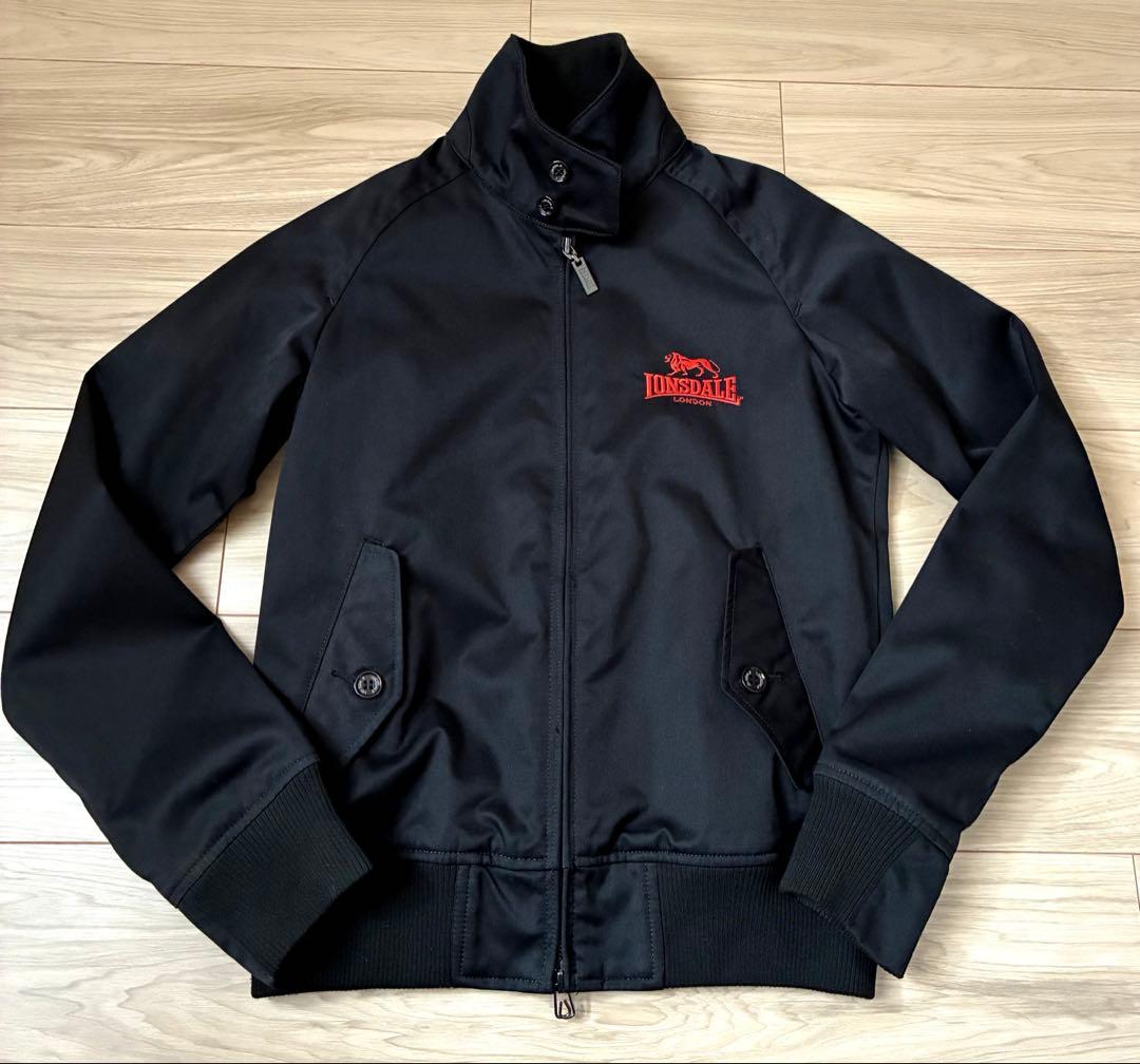 美品✨ LONSDALE ロンズデール　ダブルジップ　ジャケット　ブルゾン　黒S