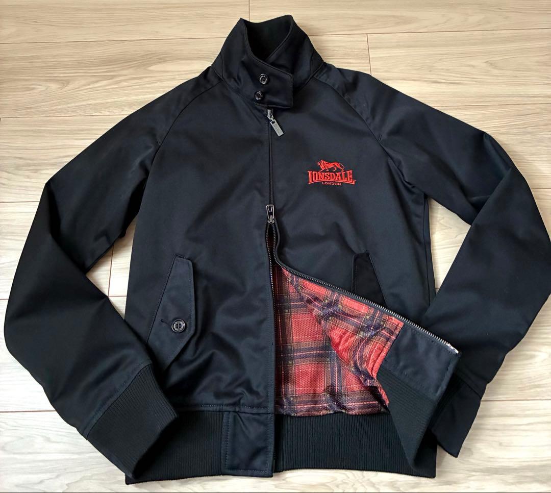 美品✨ LONSDALE ロンズデール　ダブルジップ　ジャケット　ブルゾン　黒S