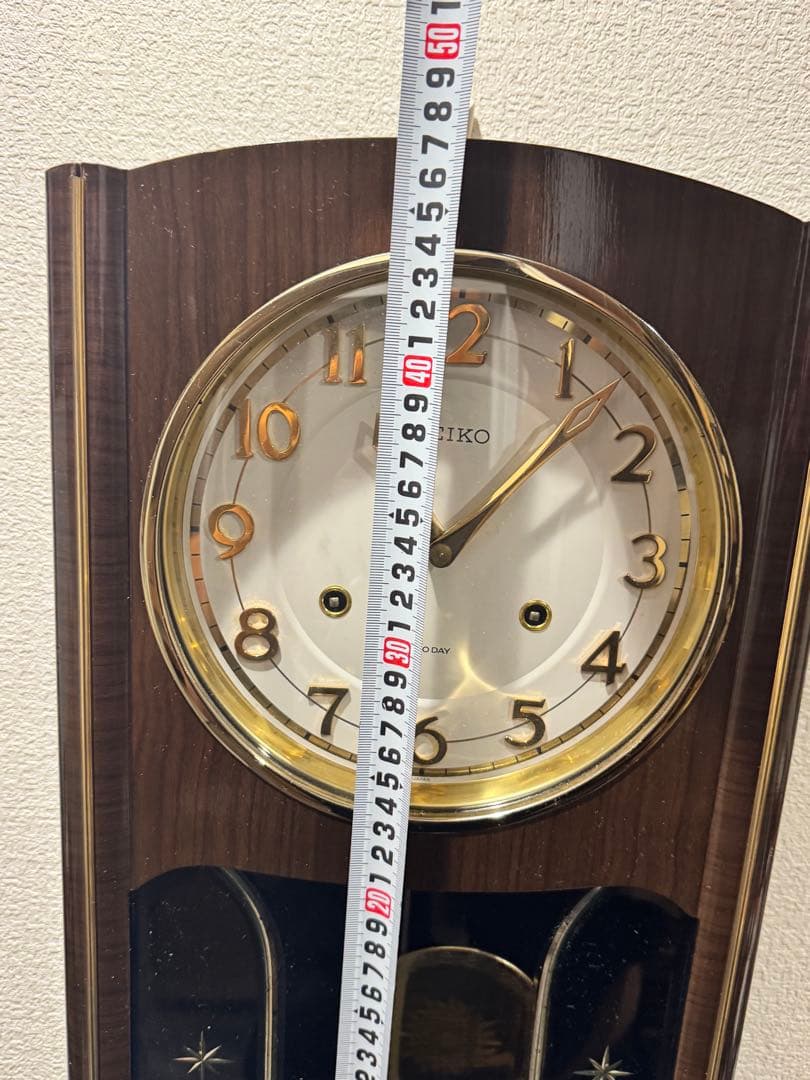 SEIKO 30日巻　ゼンマイ時計　機械時計　箱時計　4P404 ジャンク品