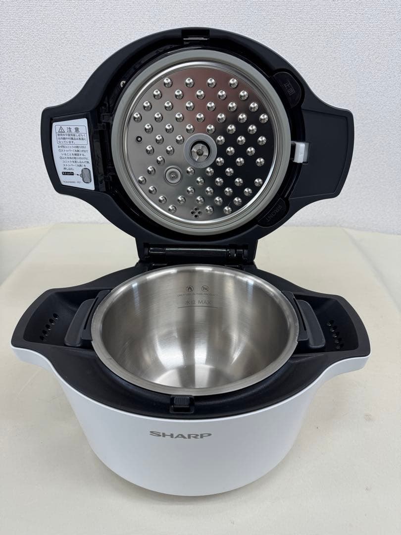 SHARP 電気圧力鍋 【KN-HW16E-W】 （1.6L）