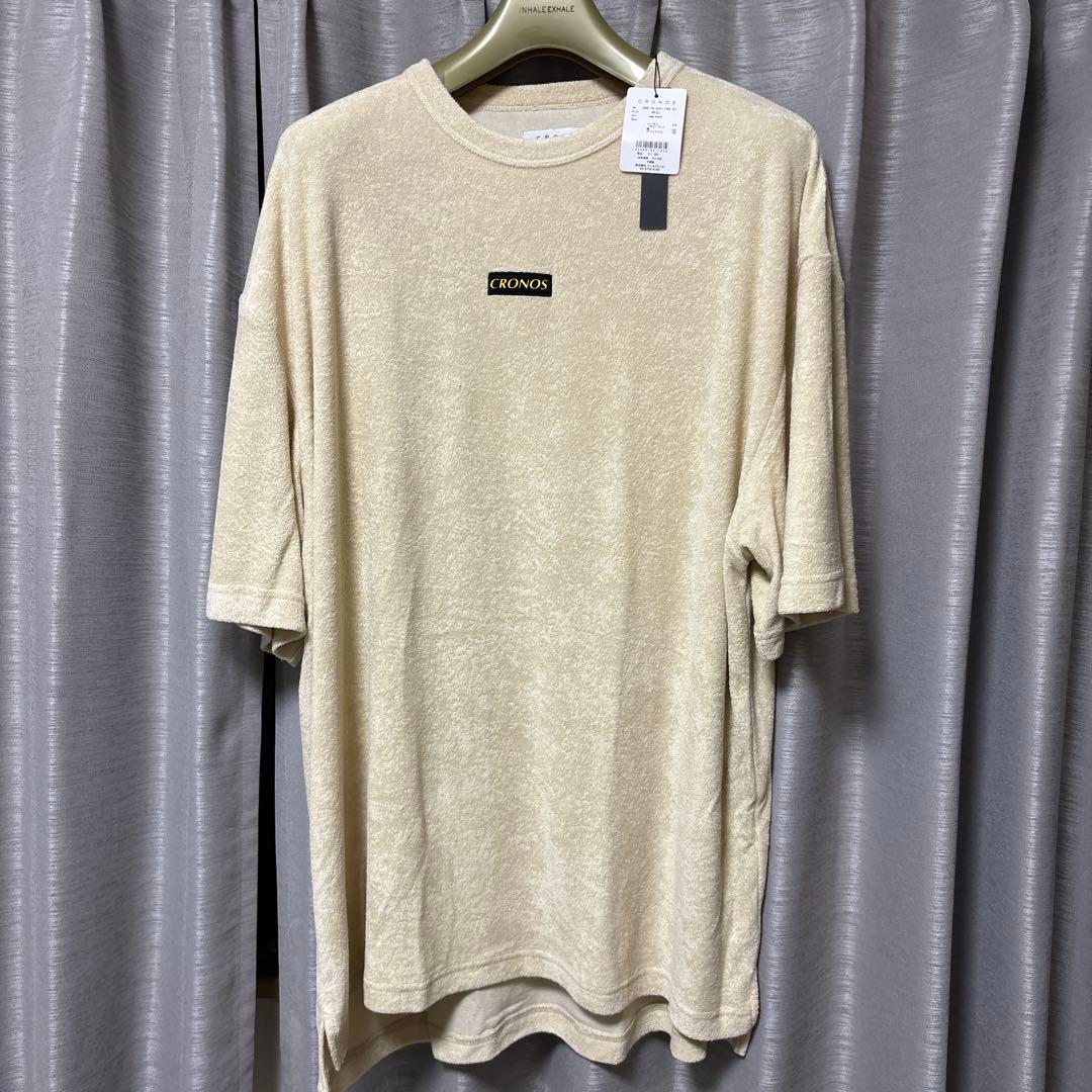 CRONOS ベージュ Tシャツ Lサイズ