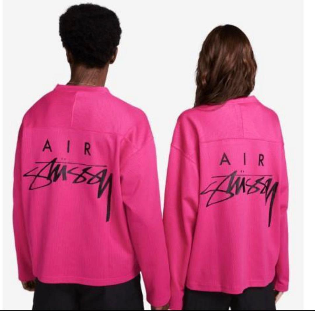 新品ピンクNike x Stussy Long Sleeve Top