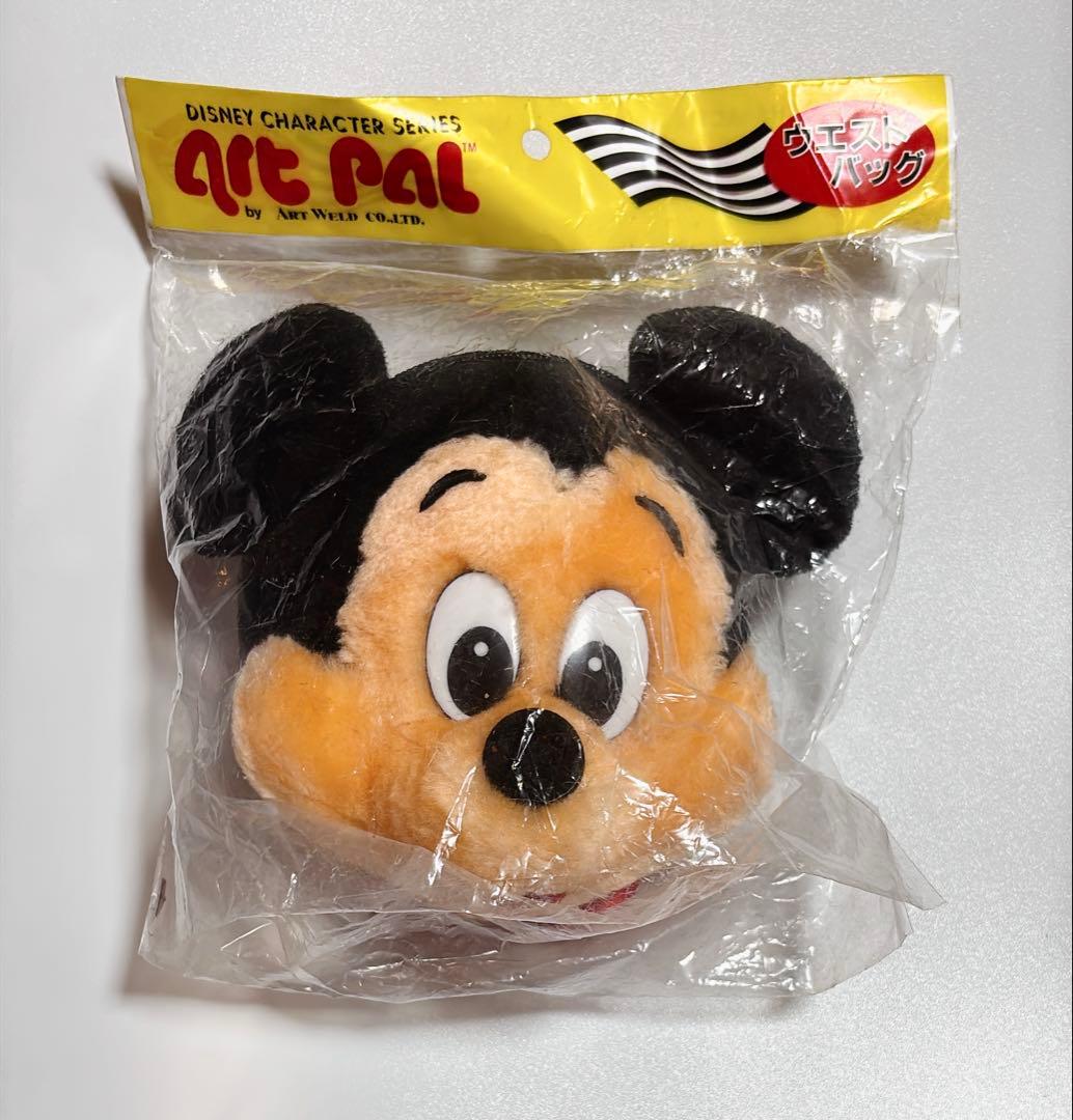 新品☆レア！レトロ ミッキーマウス ウエストポーチ ウエストバッグ ボディバッグ