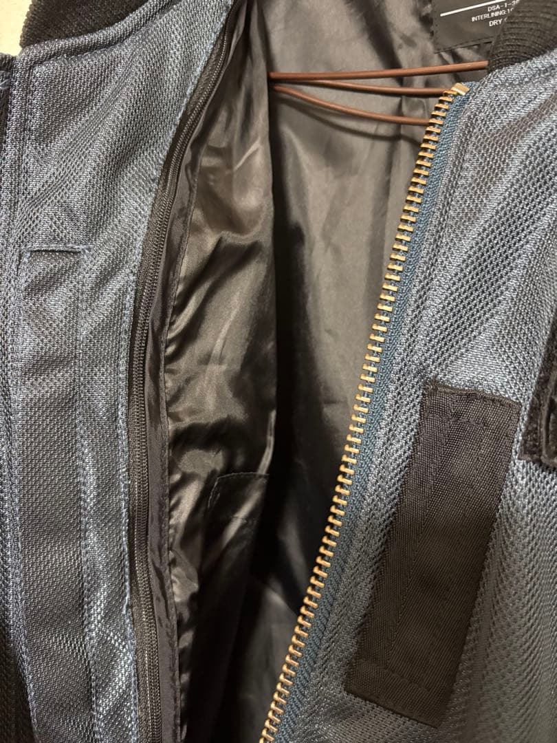 HOUSTON MA-1 Lサイズ　バイク用プロテクター入り