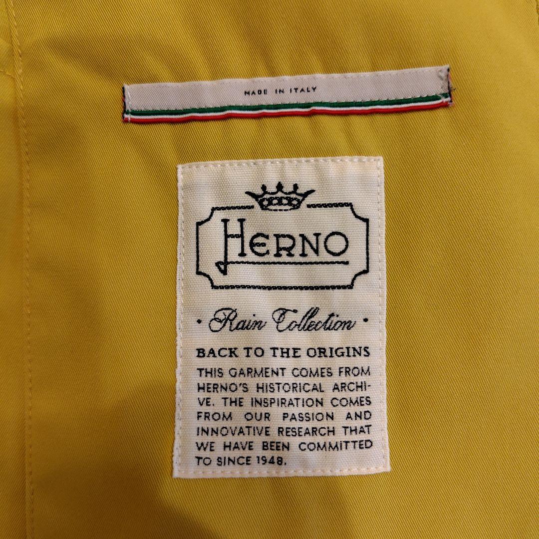 Herno イエロー トレンチコート