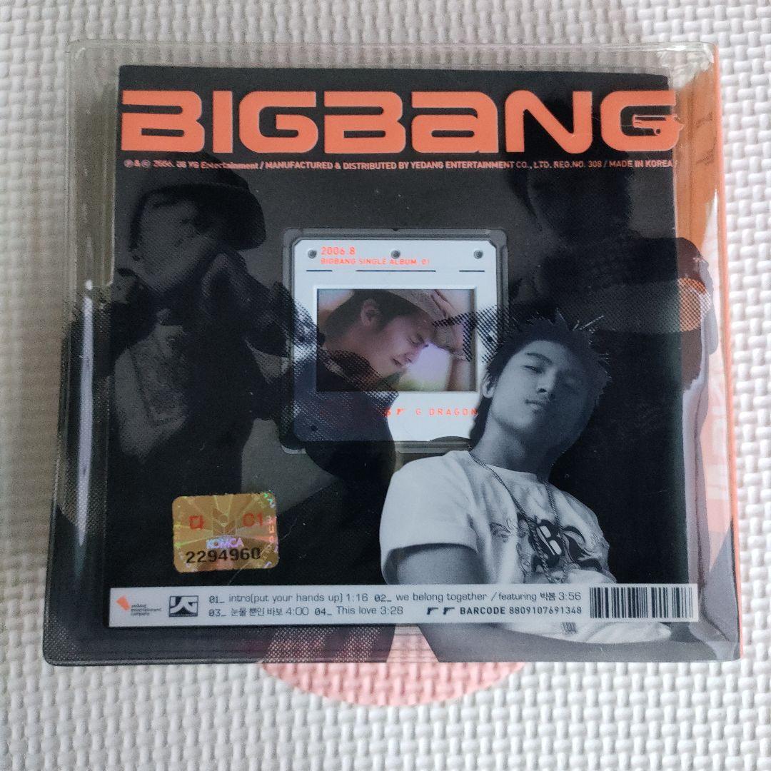 BIGBANG 【1st Single ALBUM】 CD+DVD フィルム付