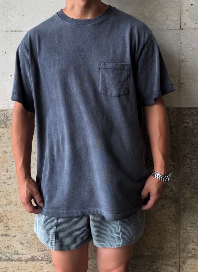 FJ SUPER SUNFADE BLACK POCKET TEE Lサイズ