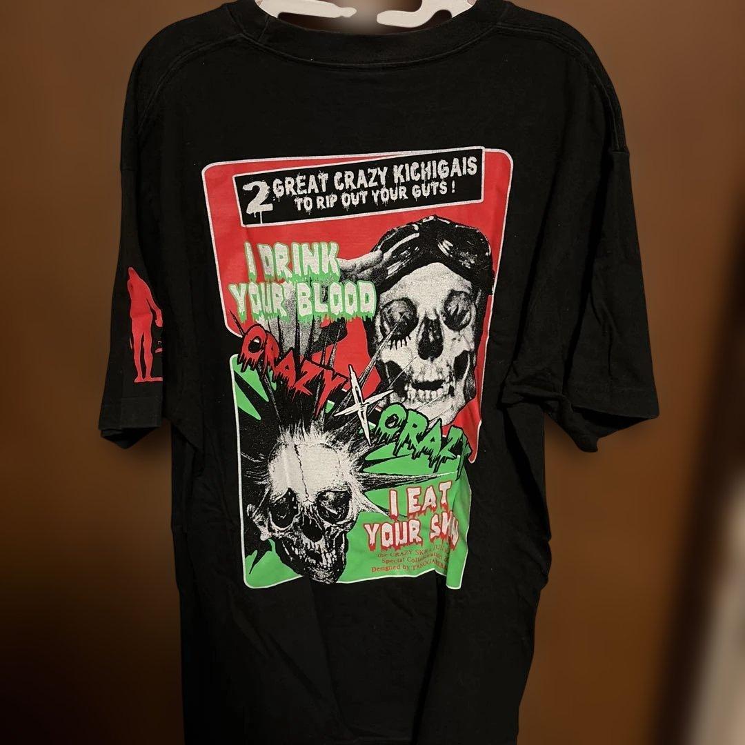 黄昏番長 葛西純×CRAZY SKB 混ぜるな危険Tシャツ L
