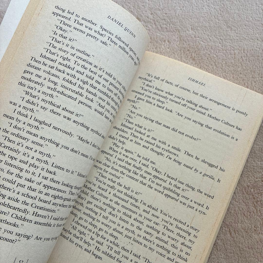 洋書 ISHMAEL: An Adventure of the Mind