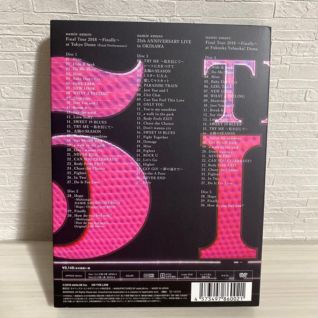 安室奈美恵 Final Tour 2018 Finally DVD5枚セット