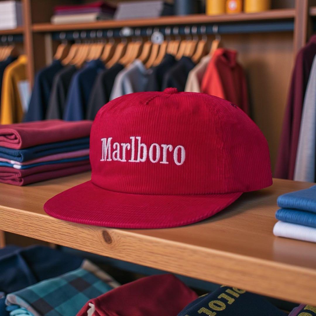 マルボロMarlboro コーデュロイ Corduroy Cap アイレット