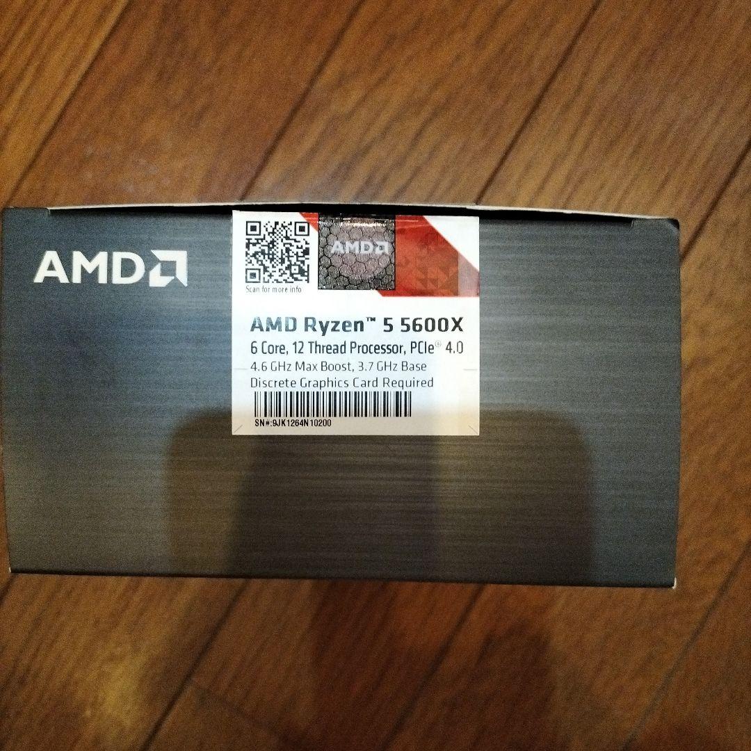 AMD Ryzen 5 5600X 6コア CPU