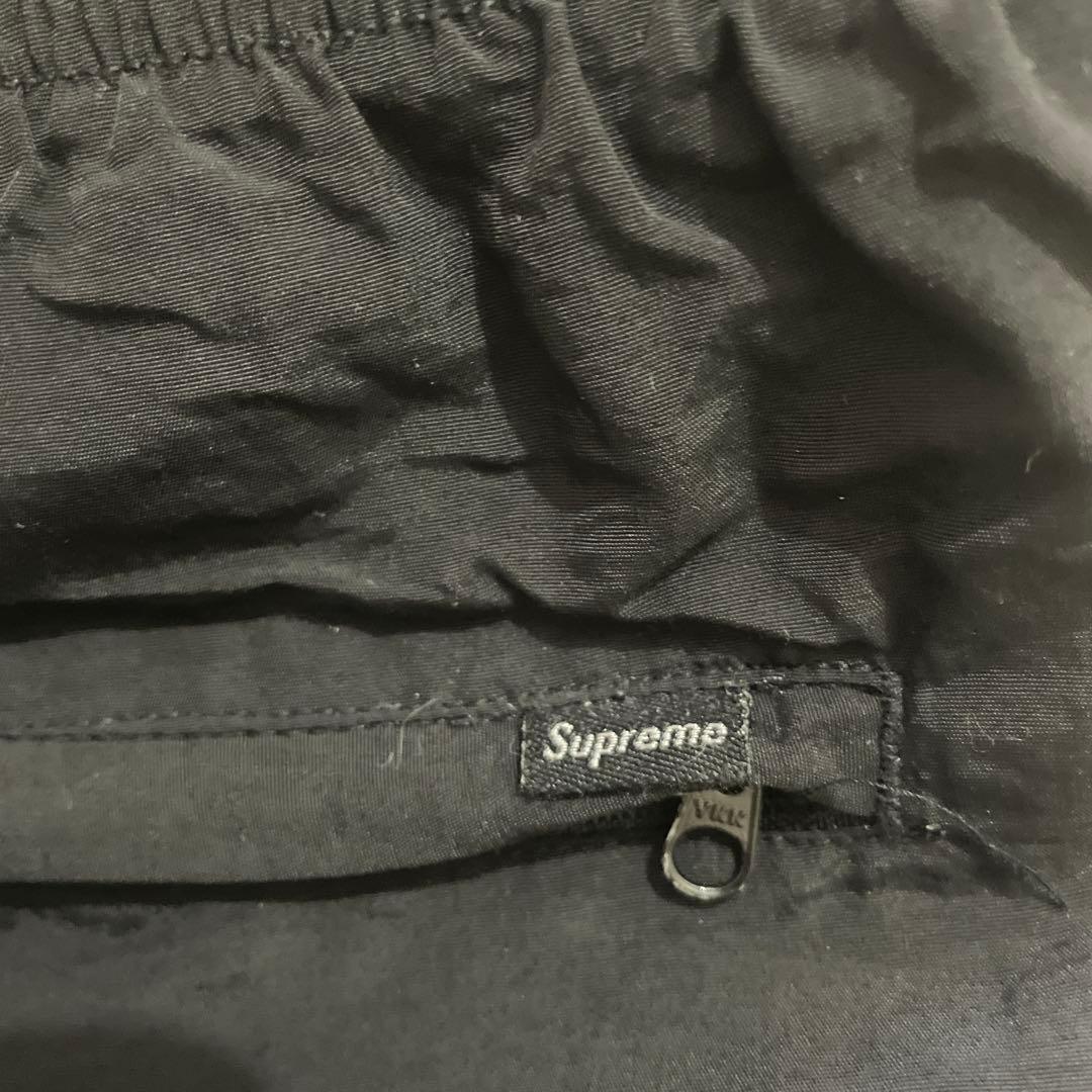 SUPREME ブラック ロゴパンツ