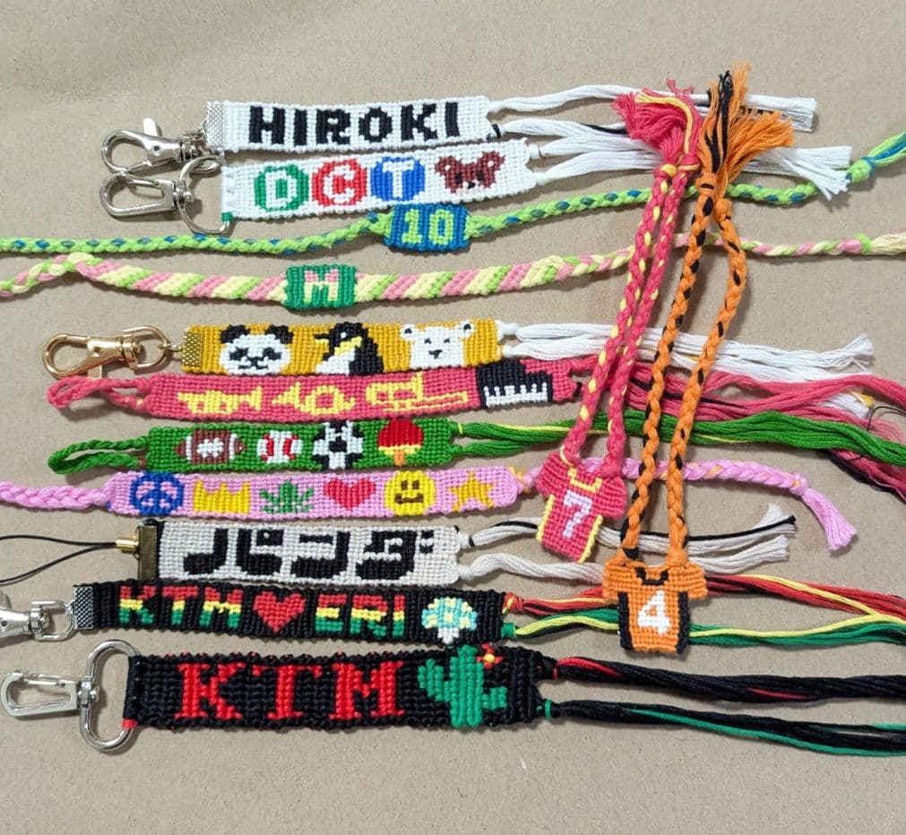 ちゅね　ハンドメイド　ミサンガ　オーダーメイド