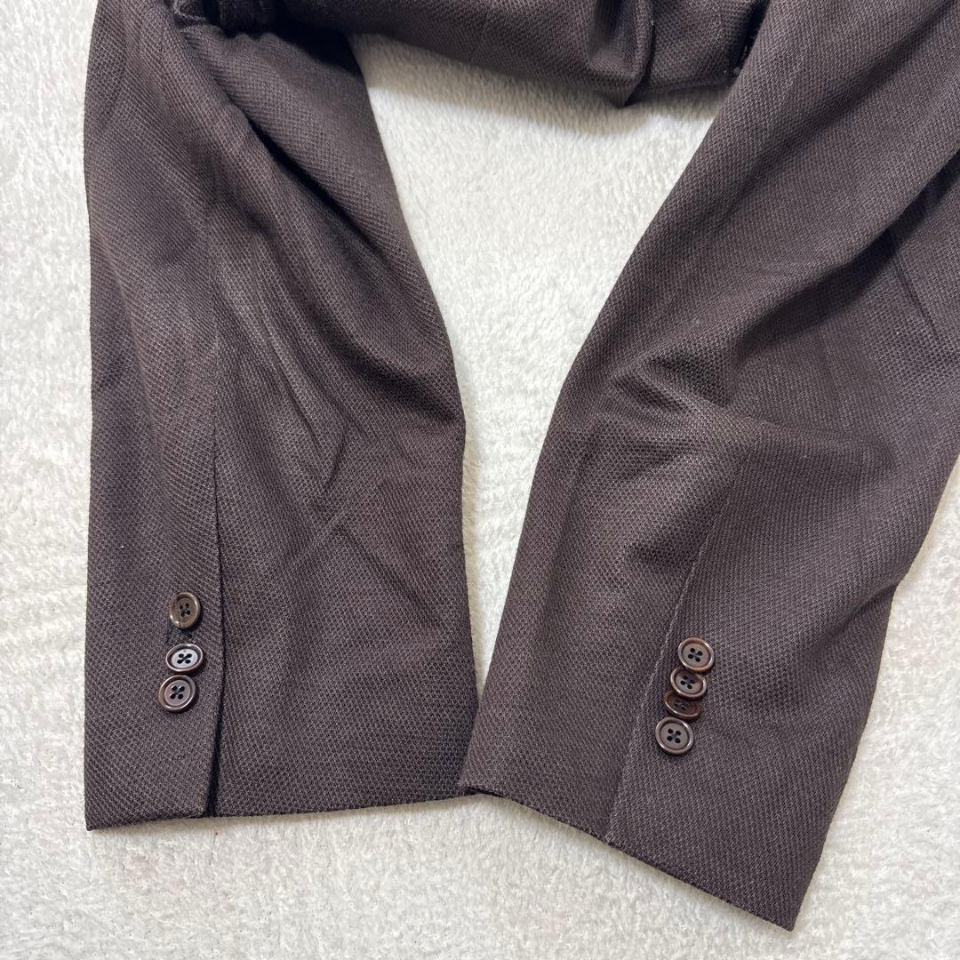 訳あり美品 ユナイテッドアローズ テーラードジャケット 麻100% 3XL 高級