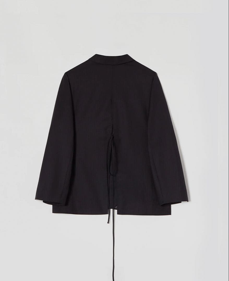 Na.e Stripe Over Jacket Navy ナエ ジャケット