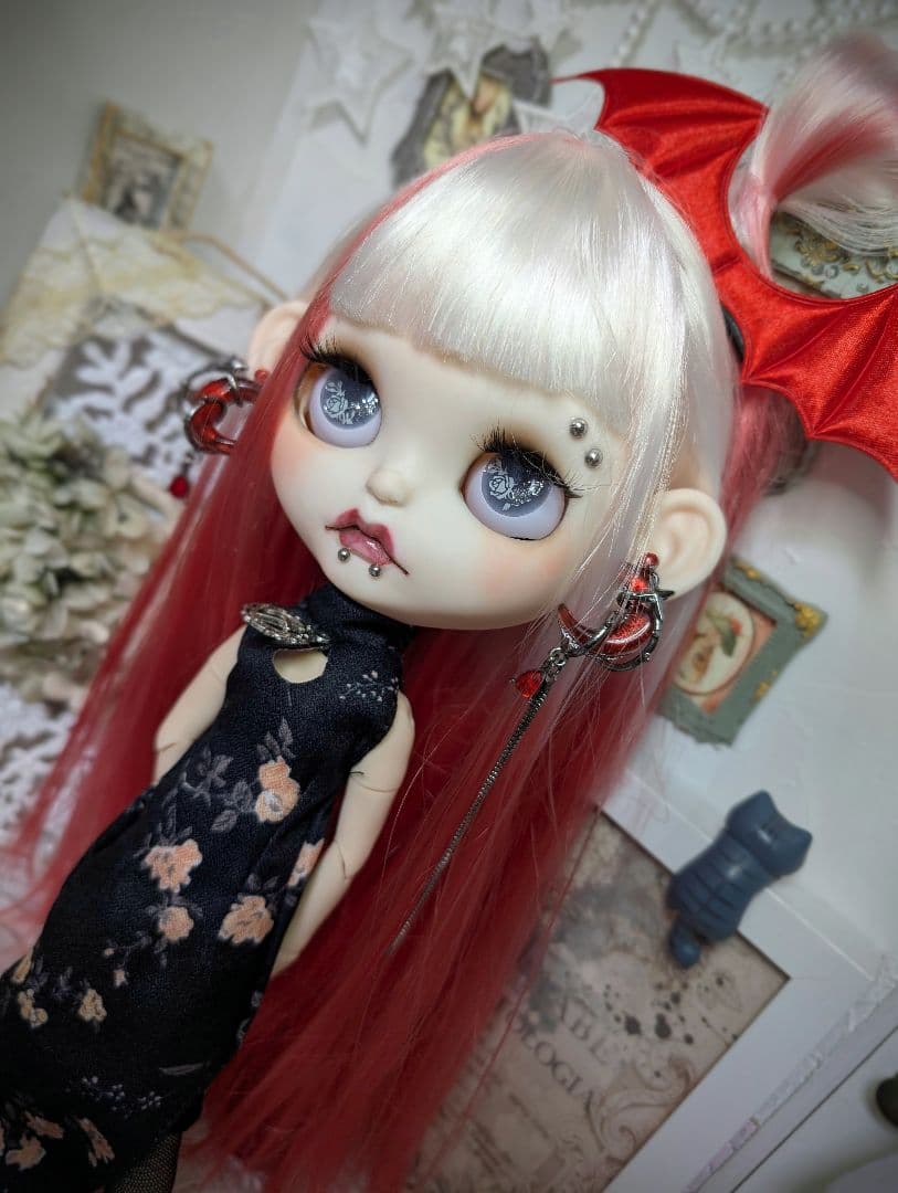 にゃん❁︎アイシードール ホームステイ❁︎bat red❁︎