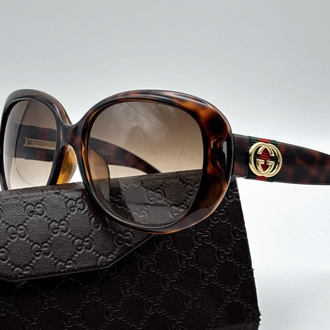 GUCCI サングラス シェリーライン べっこう インターロッキング y2k