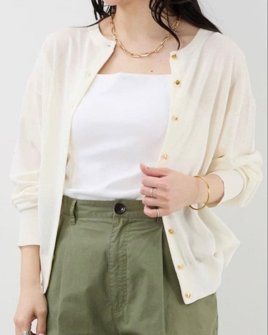 MICA&DEAL クルーネックカーディガン