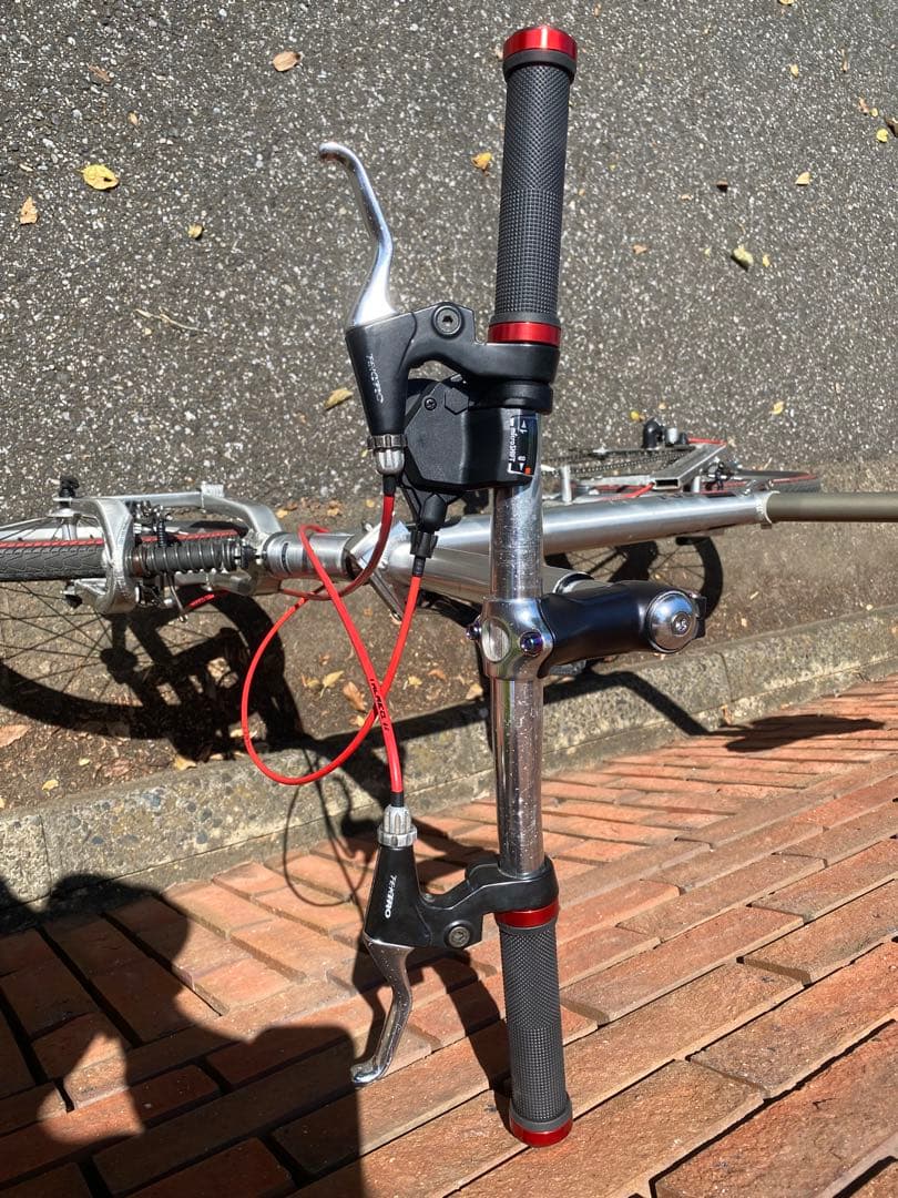 BD-1 折りたたみ自転車 シルバー 8段変速