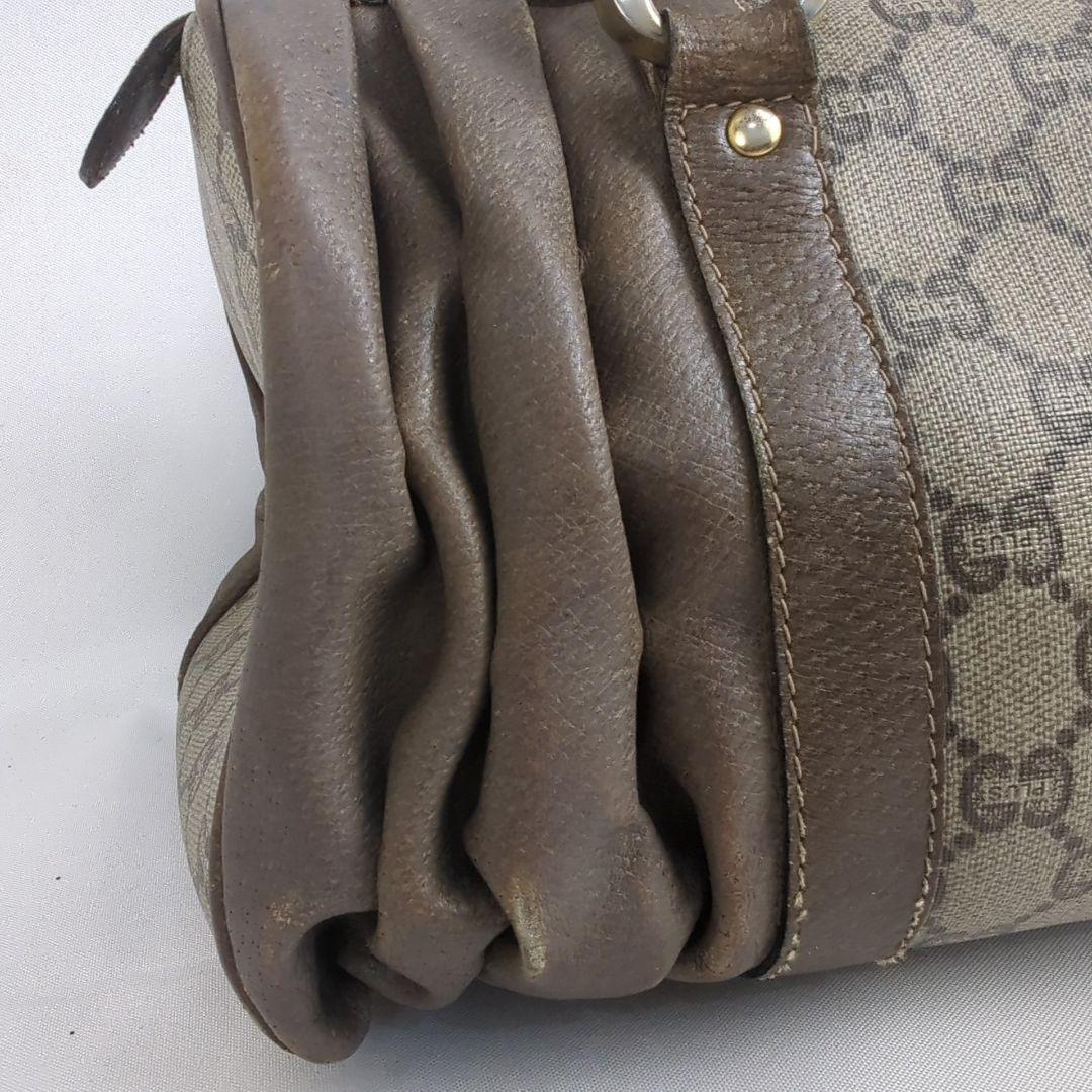 GUCCI グッチ プラス ミニ ボストンバッグ ハンドバッグ GG柄 ロゴ