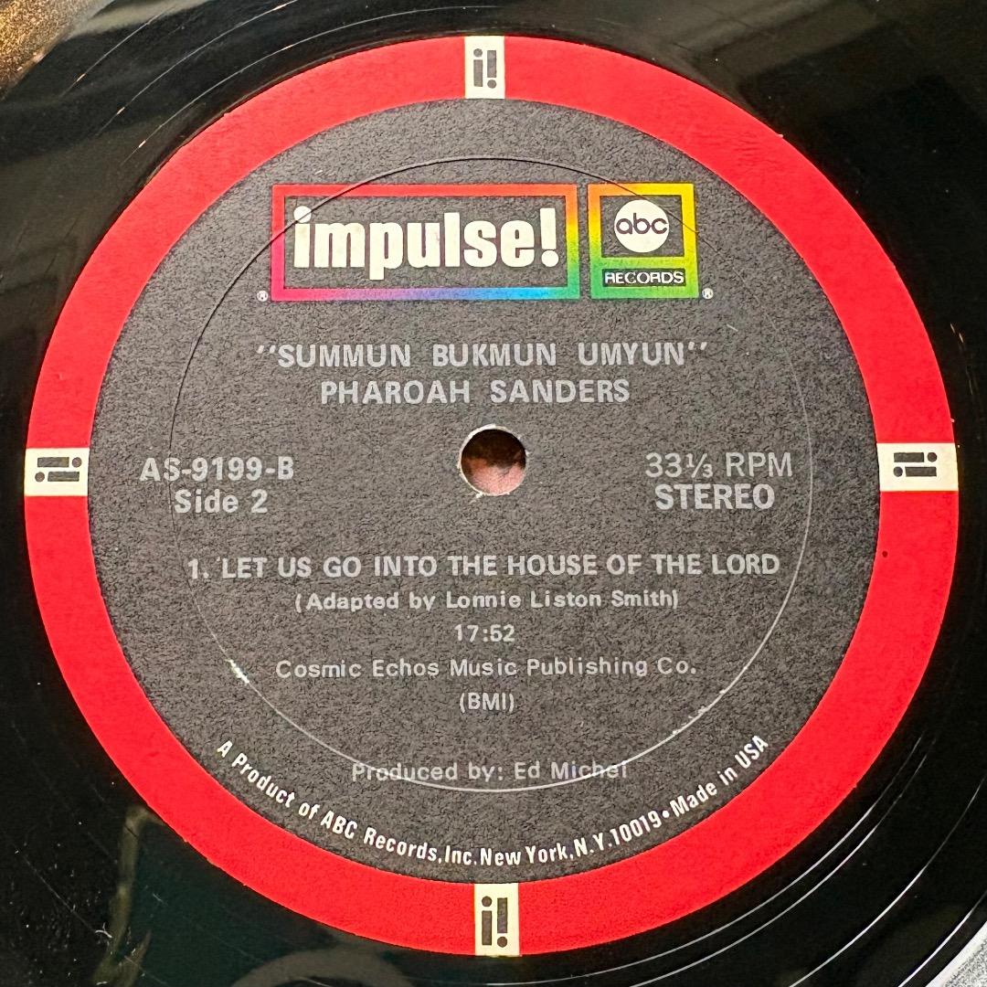 ◎中古LPレコード◎ファラオ・サンダース SUMMUM BUKMUM UMYUM