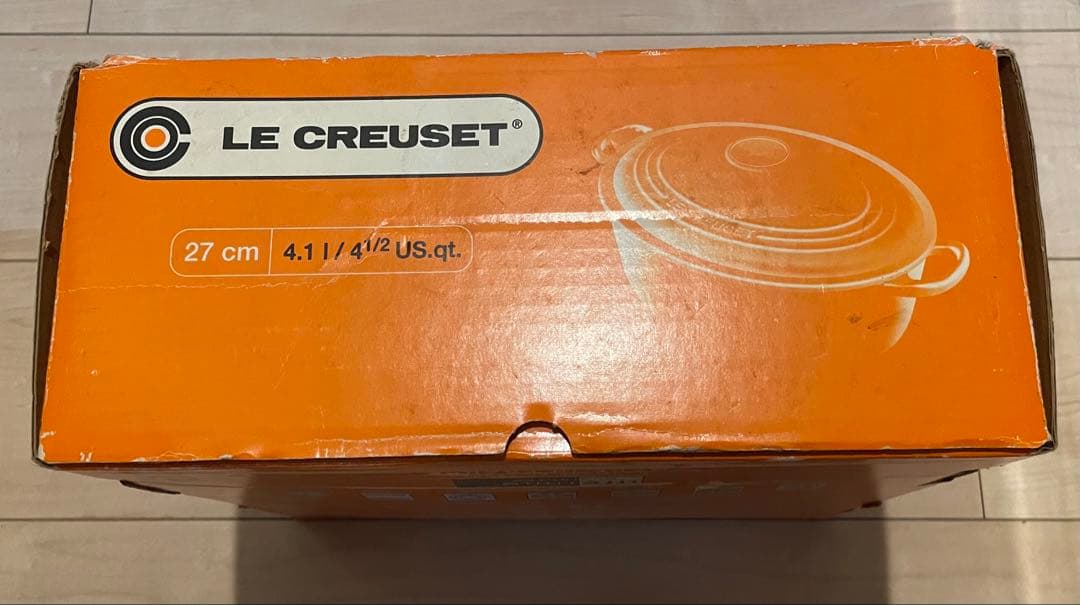 LE CREUSET 赤 両手鍋 大きめ