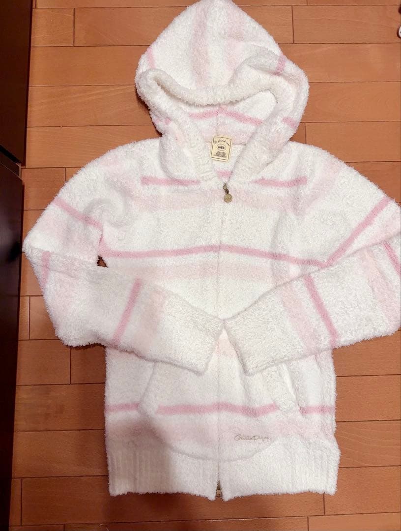 新品未使用 ジェラートピケ パーカーショートパンツ上下2点セット ピンク