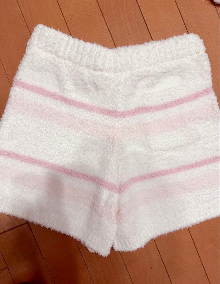 新品未使用 ジェラートピケ パーカーショートパンツ上下2点セット ピンク