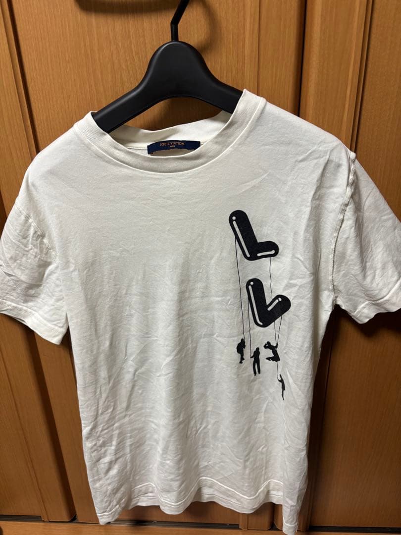 鈴*菌様 Louis Vuitton グラフィックTシャツ S ホワイト
