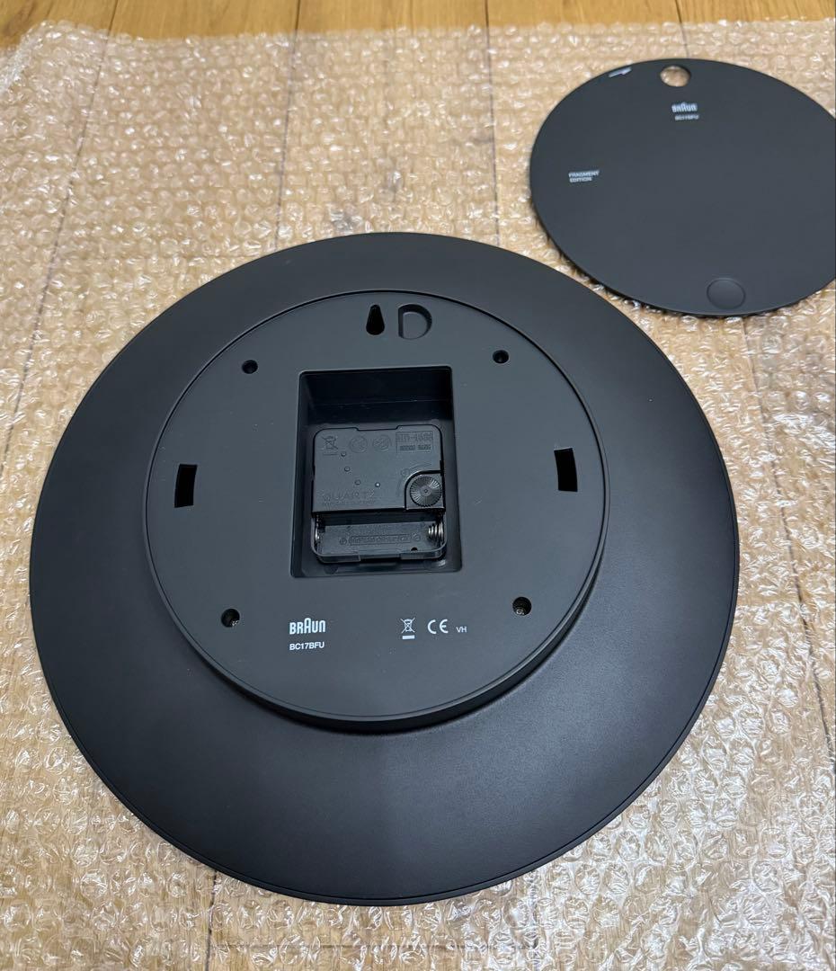 限定　フラグメント　fragment Braun コラボ　掛時計