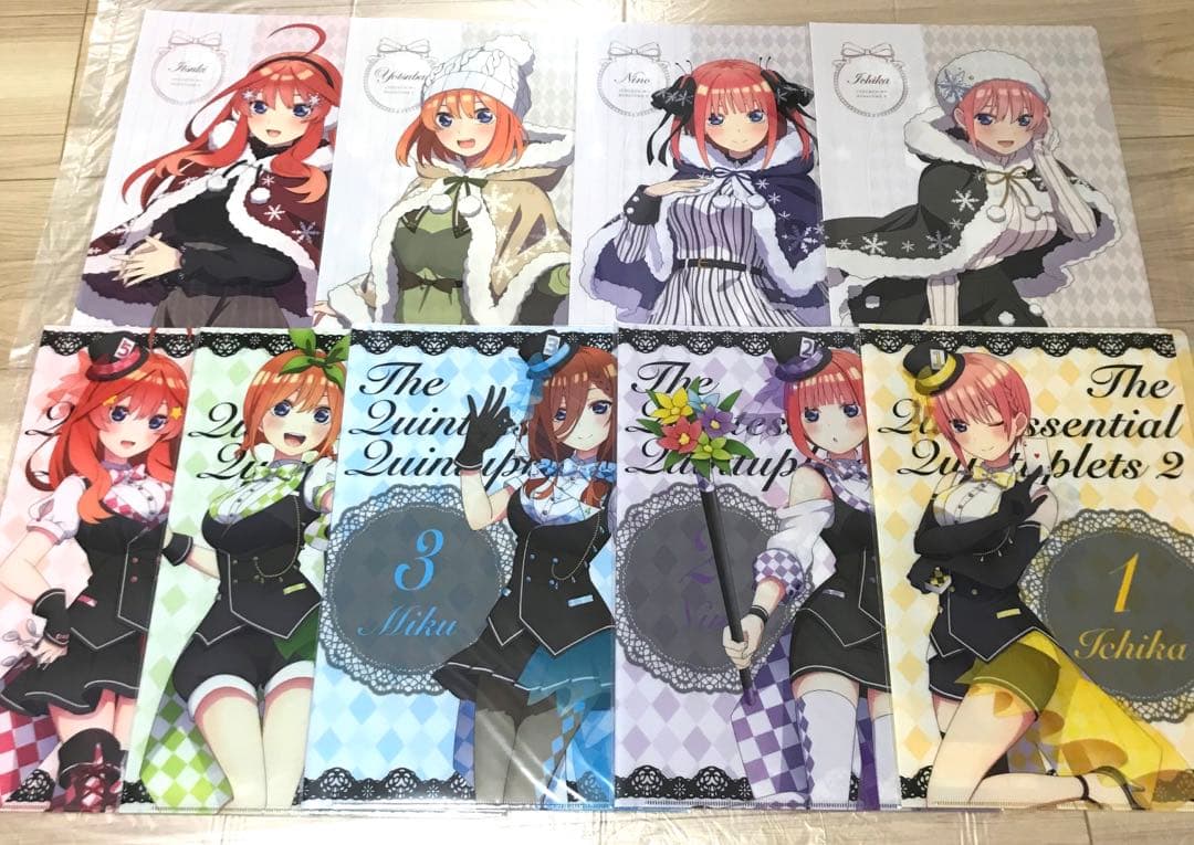 【1枚約67円】五等分の花嫁 クリアファイル まとめ売り