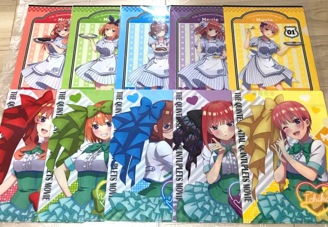 【1枚約67円】五等分の花嫁 クリアファイル まとめ売り