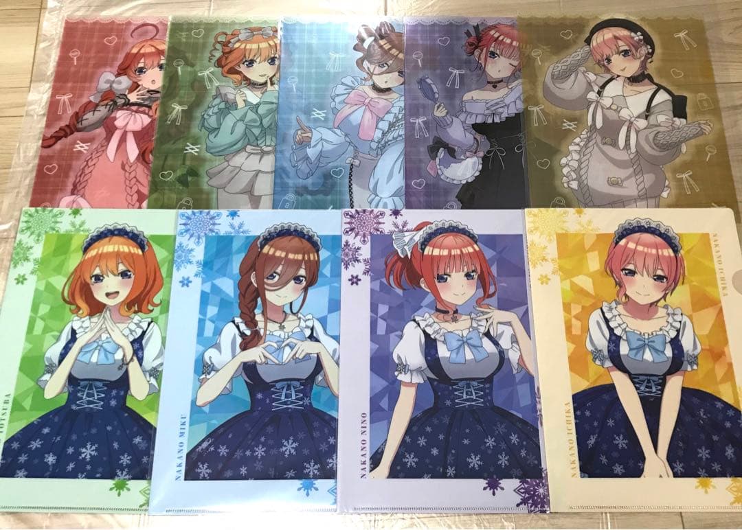 【1枚約67円】五等分の花嫁 クリアファイル まとめ売り