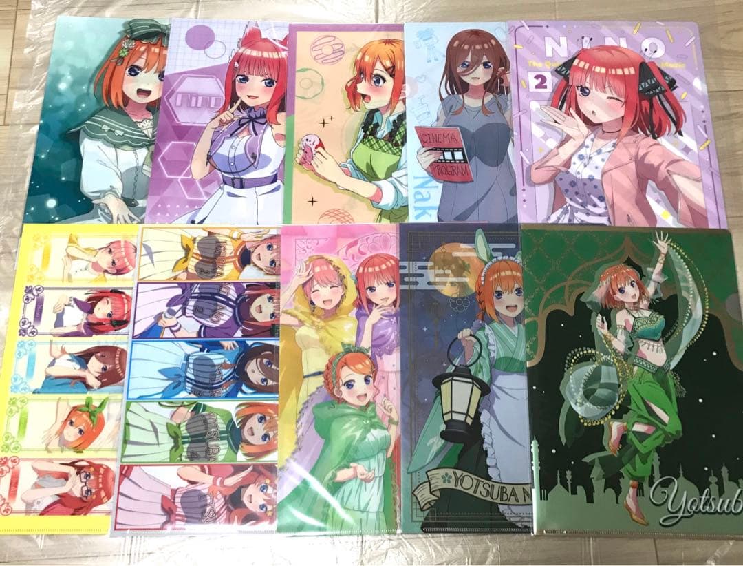 【1枚約67円】五等分の花嫁 クリアファイル まとめ売り