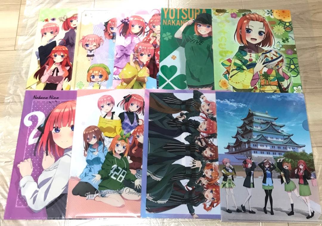 【1枚約67円】五等分の花嫁 クリアファイル まとめ売り