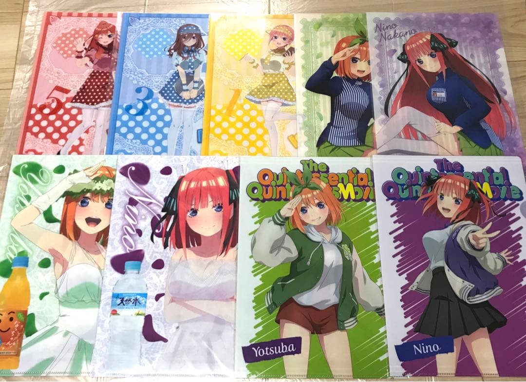 【1枚約67円】五等分の花嫁 クリアファイル まとめ売り