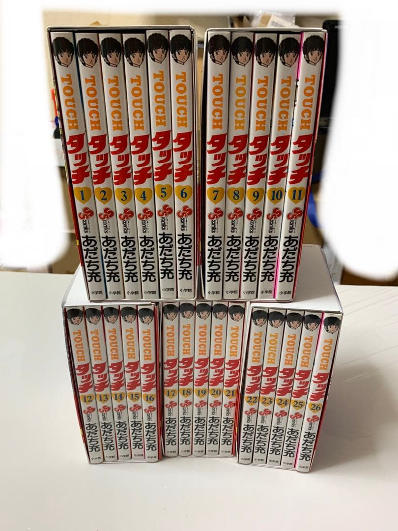 タッチ 完全復刻版 BOX 1 全5巻セット　漫画 原画特典付き　美品