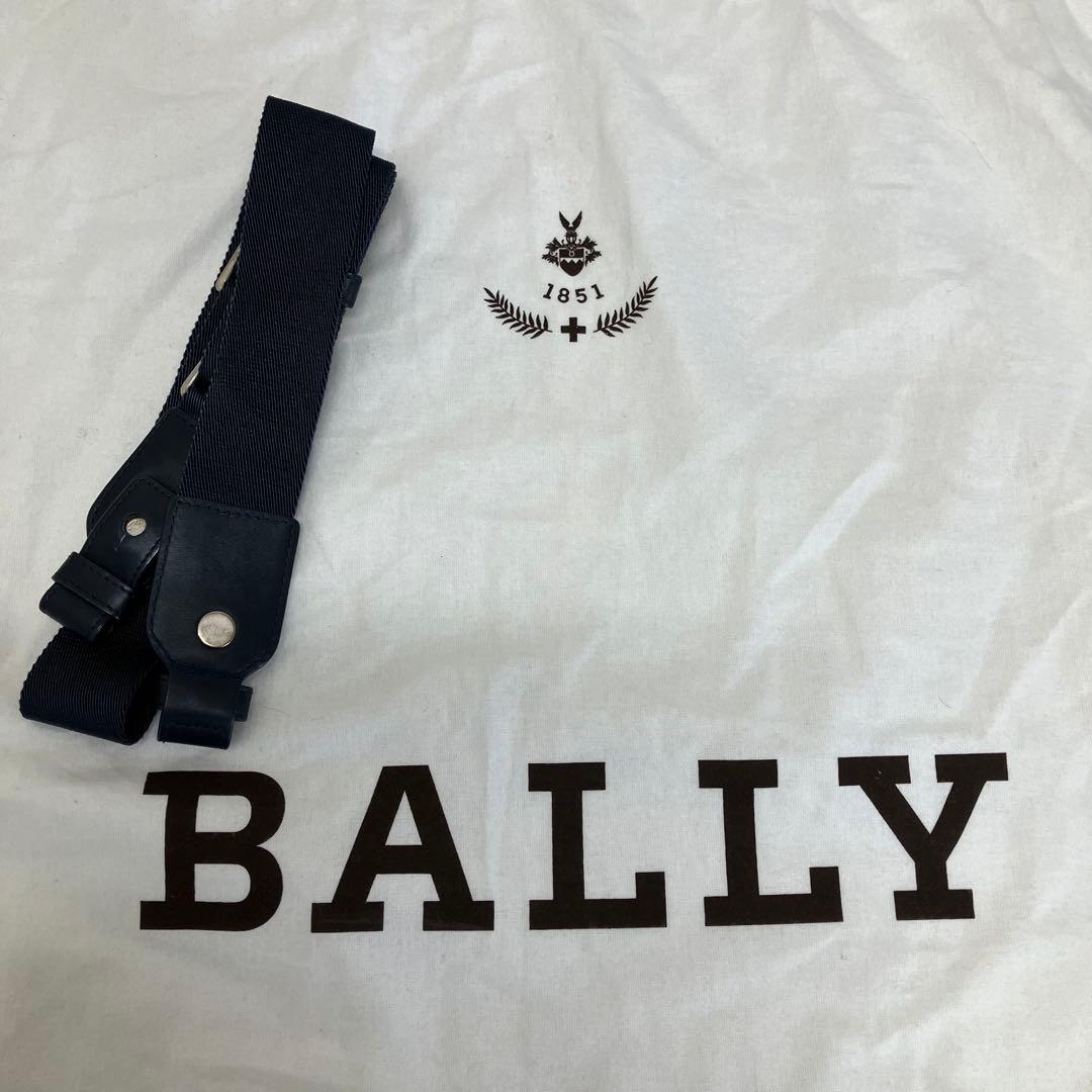 ⑪BALLY バリー ボストンバッグ レッドライニング 保存袋 ショルダー付
