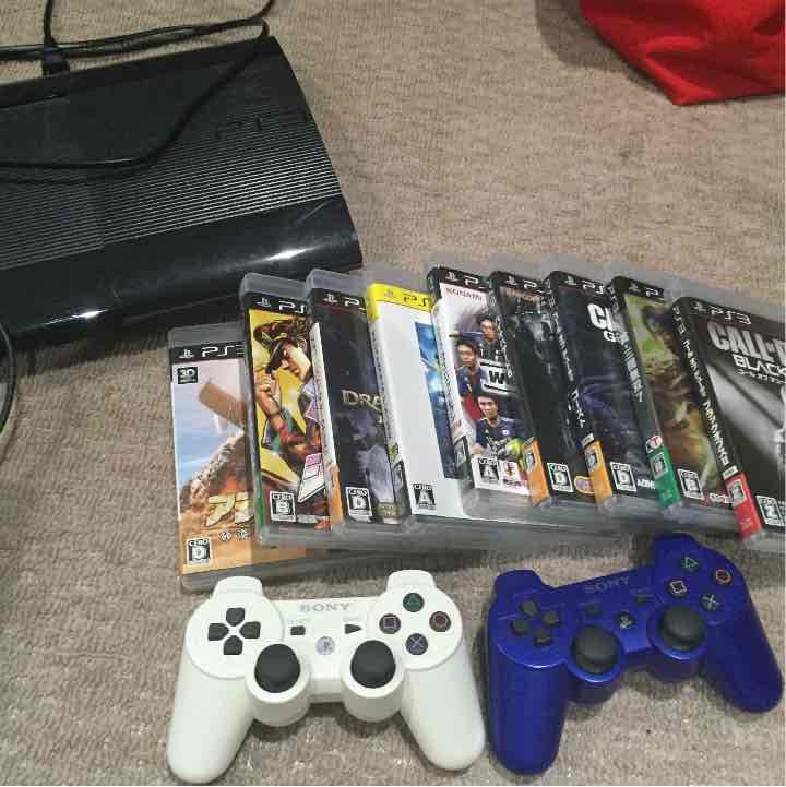 ps3 本体 美品 ＋ ソフト9タイトル＋コントローラ3個