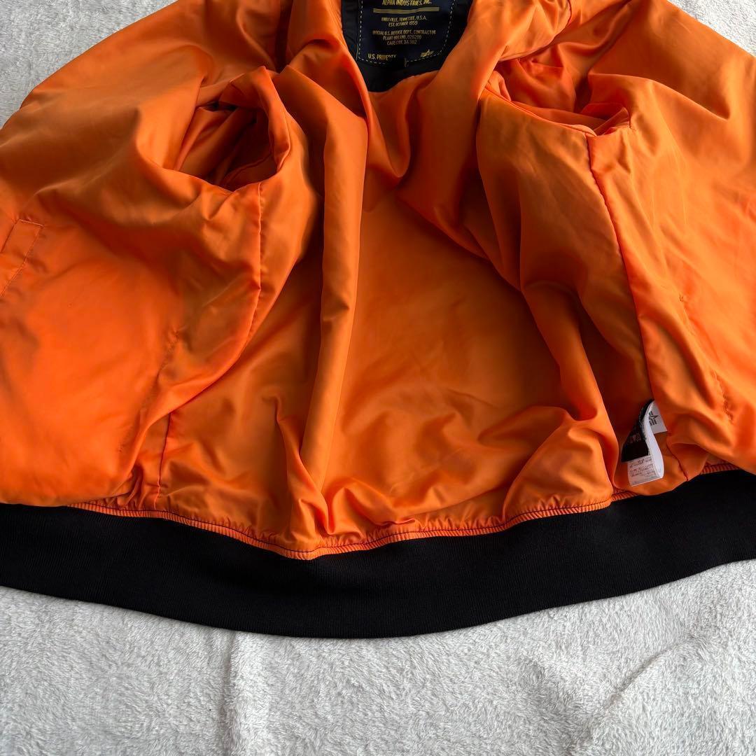 ✨️美品 ALPHA INDUSTRIES × NASA MA-1 L ワッペン