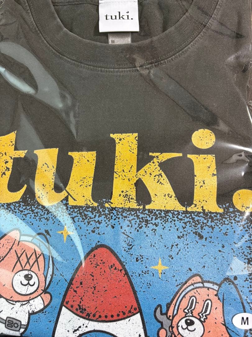 USAGI SAN Vintage T-shirt M tuki. 承認欲求爆発