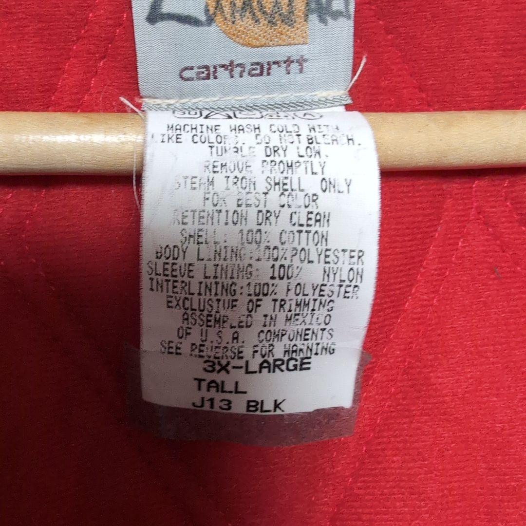 Carhartt　サンタフェジャケット　ブラック　ビックサイズ3XL TALL