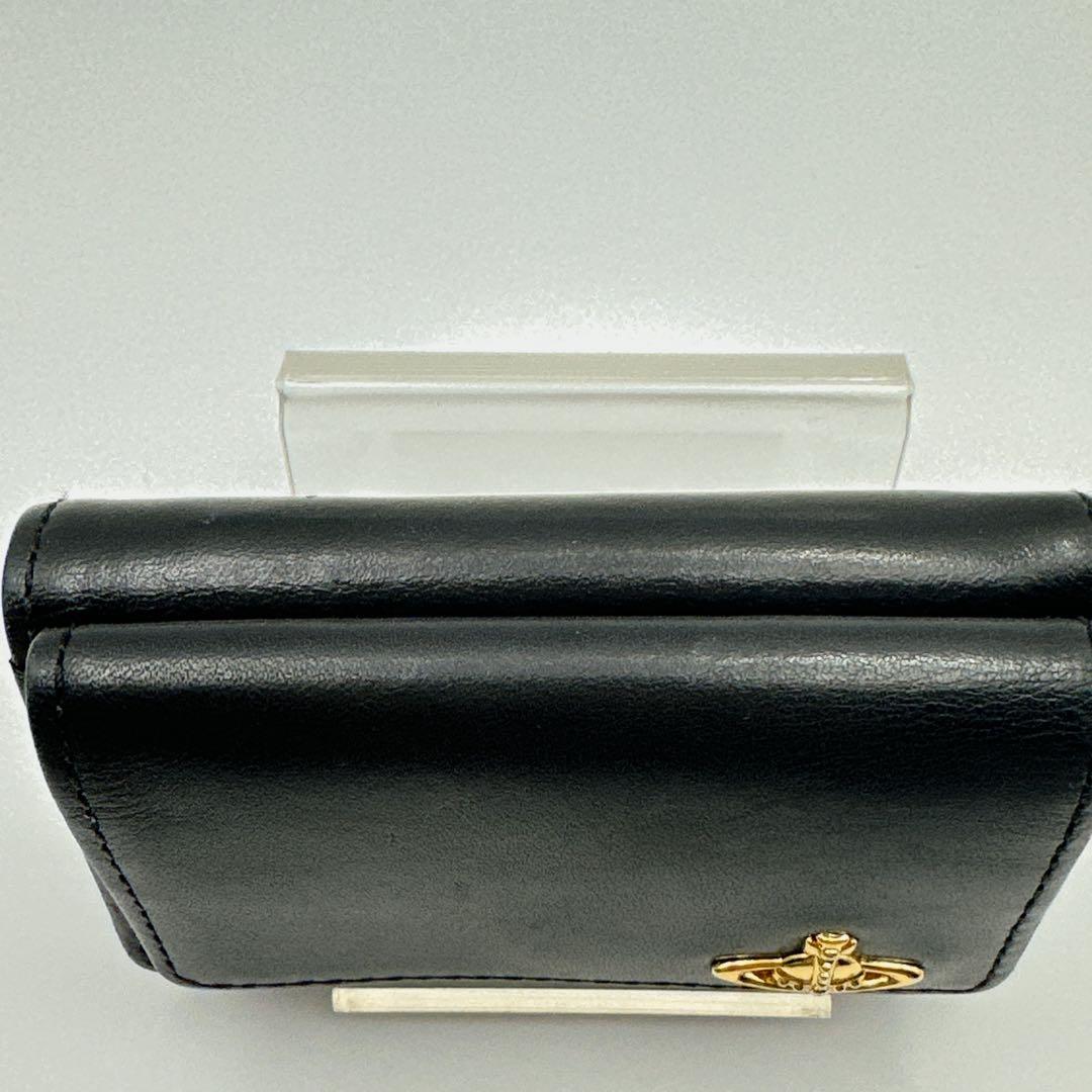 Vivienne Westwood ゴールドオーブロゴ 三つ折り財布 ミニ財布
