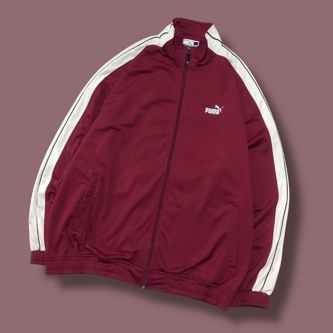 90s PUMA トラックジャケット　オーバーサイズ　グッドカラー　オールド