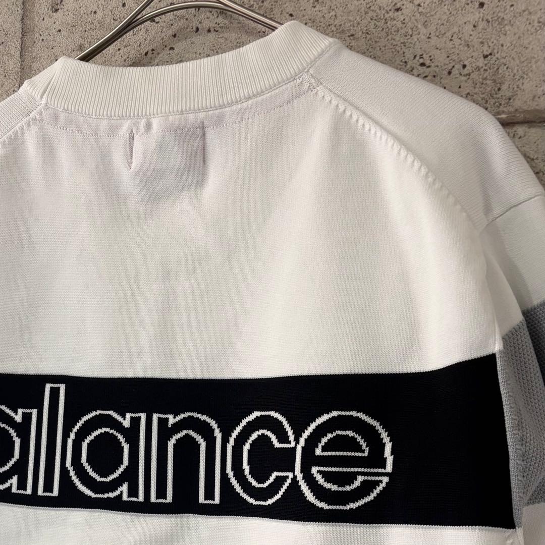 【new balance golf 】ゴルフウェア　ニット セーター　ホワイト